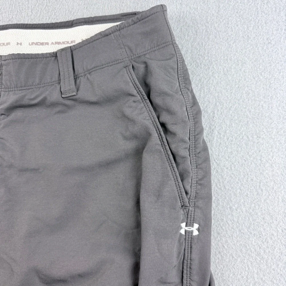 Under Armour Pants Men's 38x34 Black Golf Chino Storm Fleece Lined Cold Gear